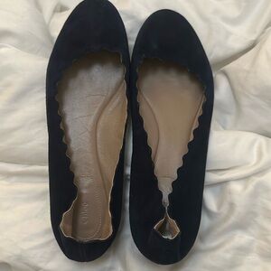 Chloe suede ballet flats